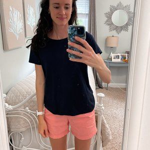 Banana Republic Bow Back Shirt (Navy, XS)